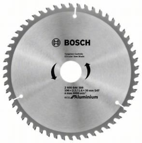 BOSCH žagin list Eco for Aluminium 190x2,2/1,6x30 54T 2608644389