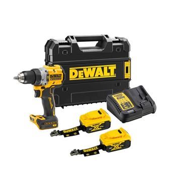 DeWALT 18V AKU vrtalnik 2x5Ah LR, polnilec, Tstak DCD805P2LRT