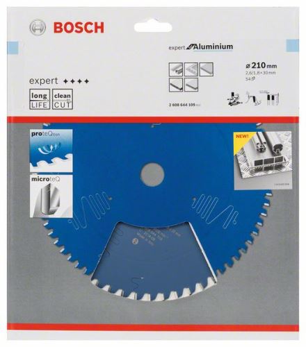 BOSCH žagin list Expert for Aluminium 210 x 30 x 2,6 mm, 54 2608644109