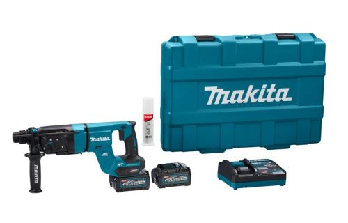 Makita akumulatorsko kladivo SDS-Plus Li-ion XGT 40V/4.0Ah, kovček HR007GM201