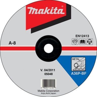 MAKITA brusilna plošča jeklo 180x6x22,23 mm A-80949