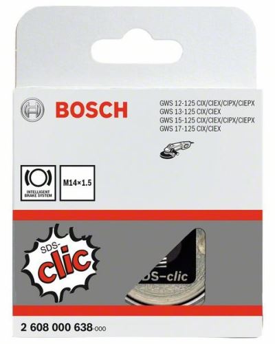 BOSCH Hitrozapenjalna matica SDS-clic M 14 x 1,5 mm M 14 x 1,5 mm 2608000638