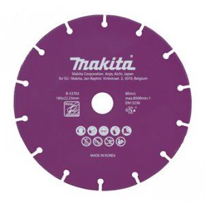 MAKITA diamantna rezalna plošča 180x1,6x22,23 mm B-53702