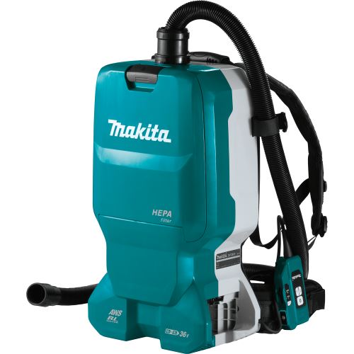 MAKITA Akumulatorski nahrbtni sesalnik z AWS Li-ion LXT 2x18V, brez baterije DVC665ZU