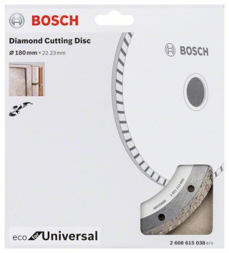 BOSCH Diamantna rezalna plošča ECO For Universal 180x22,23x2,6x7 2608615038