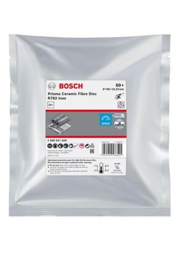 BOSCH EXPERT PRISMA fiber disk R782,180,P60,25kos 2608621829