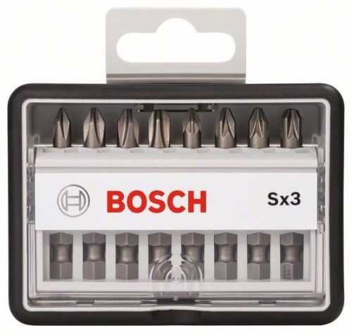 BOSCH 8-delni set vijačnih nastavkov Robust Line, Sx Extra-Hart 49 mm, 8-delni set 2607002558