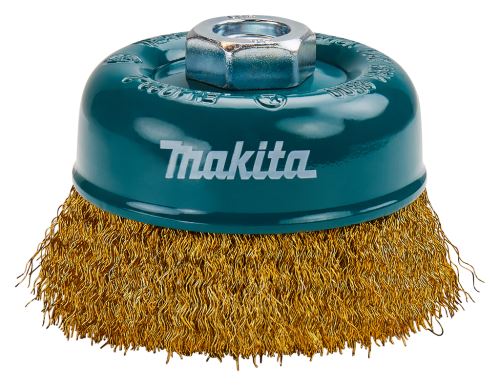 Ščetka MAKITA iz medeninaste žice, valovita žica 0,3 mm, 90 mm D-39780