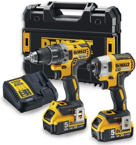 DeWALT Combo komplet baterijskega orodja 18V 2x5,0 Ah DCK268P2T