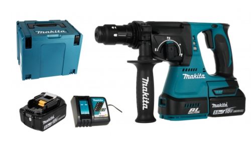 Makita Aku kombinirano kladivo Li-ion LXT 18V/5.0Ah, Makpac DHR243RTJ