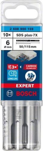 BOSCH EXPERT sveder SDS plus-7X, 6x50x115 10 kosov 2608900159