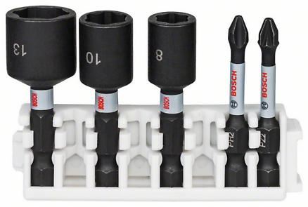 BOSCH Impact Control set vijačnih nastavkov in nasadnih ključev, 5 kosov 2608522350