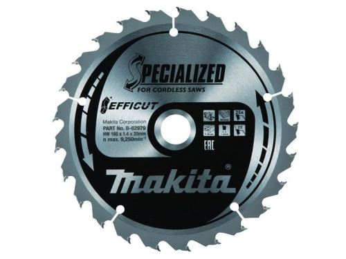 MAKITA rezalna žaga za les Efficut 190x1,85x20 mm 60 zob E-11162