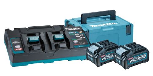 MAKITA Li-ion XGT 40V set 2 kos BL4040+1 kos DC40RB+1 kos Makpac 191U00-8