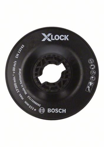 BOSCH X-LOCK Podložna plošča, groba 115 mm, 13.300 vrt/min 2608601713