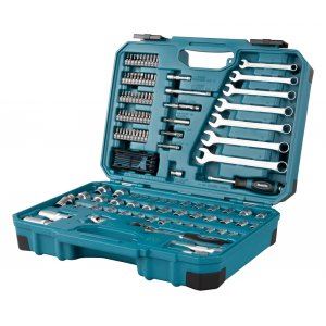 MAKITA set ročnega orodja 3/8" nastavki/nastavki/nastavki/raglja, 120 kosov E-06616