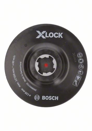 BOSCH X-LOCK Sistem nosilne plošče z vpenjalnim sistemom Velcro, 125 mm, 12.500 vrt/min 2608601722