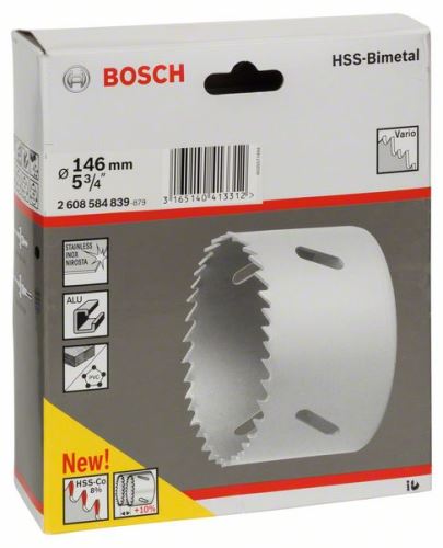 BOSCH HSS-bimetalni luknjač za standardni adapter 146 mm, 5 3/4" 2608584839