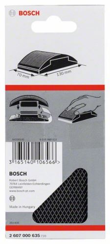 BOSCH blok za ročno brušenje 70 x 130 mm 2607000635