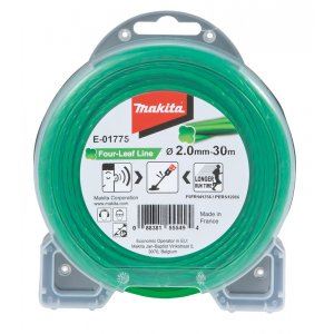 MAKITA vrvica najlon 2,0 mm, zelena, 30m, specialna za baterijske stroje E-01775