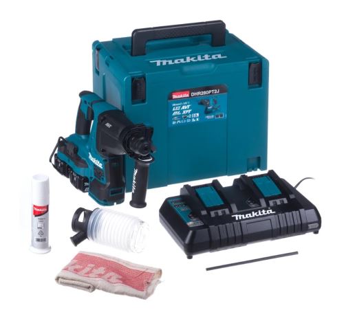 Makita akumulatorsko kladivo Li-ion LXT 2x18V/5.0Ah, Makpac DHR280PT2J