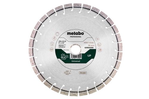 METABO Diamantna rezalna plošča Dia-TS 230x22,23 mm - UP, univerzalna, profesionalna 628562000