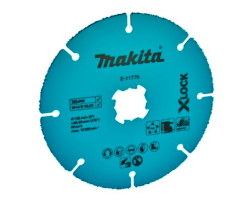 MAKITA diamantna rezalna plošča TCT X-Lock 125x2x22,23 mm E-11776