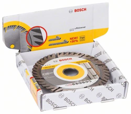 BOSCH Diamantna rezalna plošča Standard for Universal 125 × 22,23 (10 kosov) 125x22,23x2x10 mm 2608615060