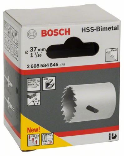 BOSCH HSS-bimetalni luknjač za standardni adapter 37 mm, 1 7/16" 2608584846