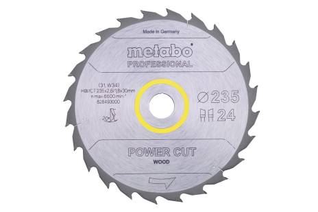 METABO Žagin list "power cut wood - professional", 315 x 30 mm, 24 zob, 20° 628016000