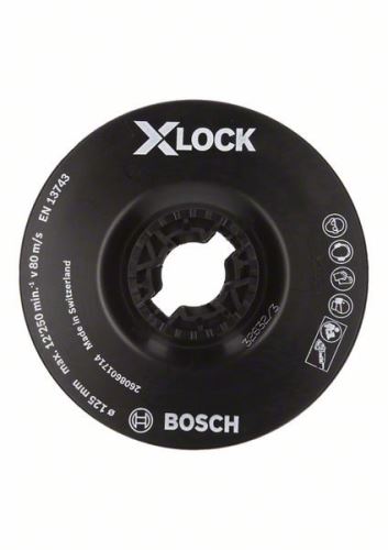 BOSCH X-LOCK Podložna plošča, fina 125 mm, 12.500 vrt/min 2608601714