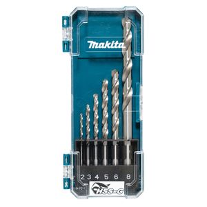 MAKITA set svedrov za kovino HSS-G 2,3,4,5,6,8 mm D-75742