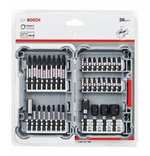 BOSCH 36-delni set izvijačev in nasadnih ključev Pick&Click Impact Control 2607017568