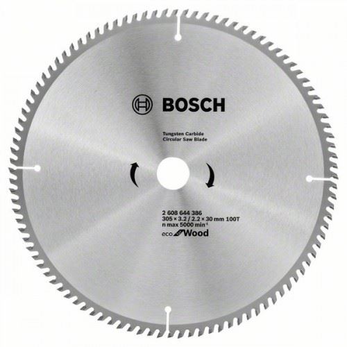 BOSCH žagin list Eco for Wood 305x3,2/2,2x30 100T 2608644386