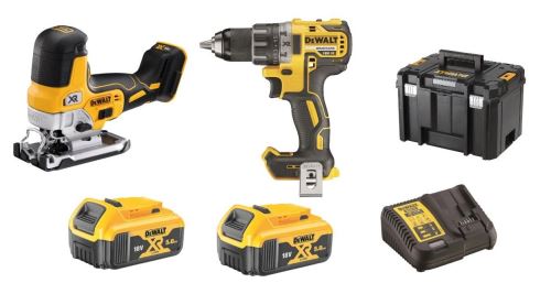 Dewalt Akumulatorsko orodje v kompletu (DCD791+DCS335) DCK298P2T