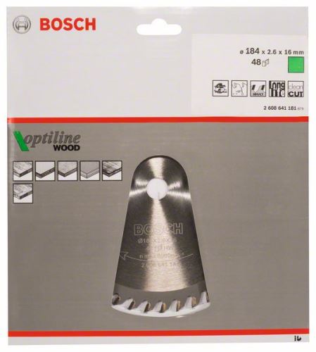Bosch List krožne žage Optiline Wood