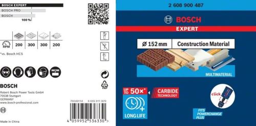 BOSCH EXPERT luknjač Construction Material 152mm 2608900487