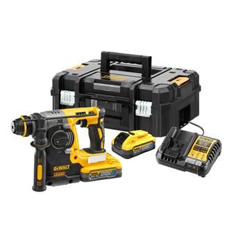 DeWALT kombinirano kladivo SDS-Plus 18 V PowerStack 2x 5Ah, TSTAK DCH273H2T