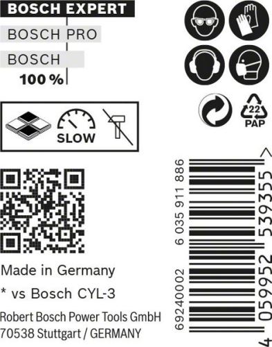 BOSCH EXPERT CYL-9 MultiConstruction 7x60, 10 kos 2608900642