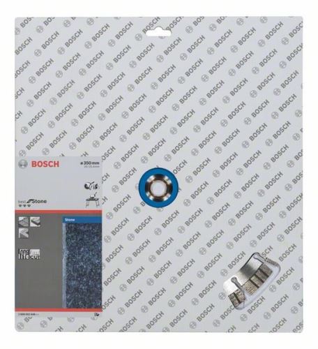 BOSCH Diamantna rezalna plošča Best for Stone 350 x 20,00+25,40 x 3,2 x 15 mm 2608602648