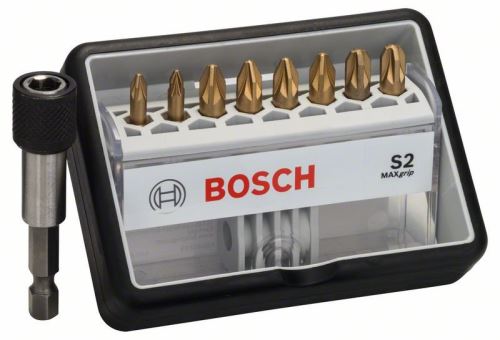 BOSCH Komplet vijačnih nastavkov Robust Line, S Max Grip 25 mm (8+1 kos) 2607002575