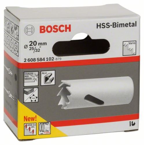 BOSCH HSS-bimetalni luknjač za standardni adapter 20 mm, 25/32" 2608584102