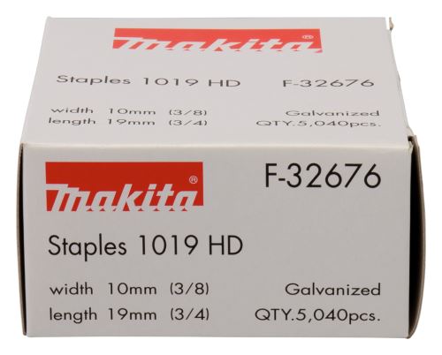 MAKITA sponka 10x19 mm, 5040 kos, T22 F-32676