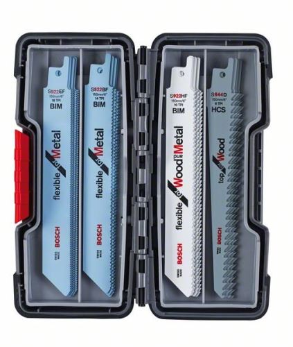 BOSCH 20-delni set žaginih listov za les in kovino repne žage S 922 EF (5x); S 922 BF (5x); S 922 HF (5x); S 644 D (5x) 2607010902