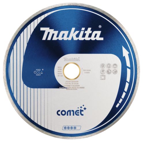 MAKITA diamantna rezalna plošča Comet 230x22,23 mm B-13138