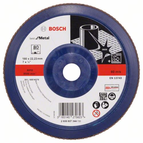 Bosch Lamelna brusilna plošča X571, Best for Metal