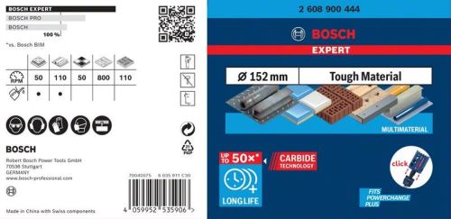 BOSCH EXPERT luknjač Tough Material 152mm 2608900444