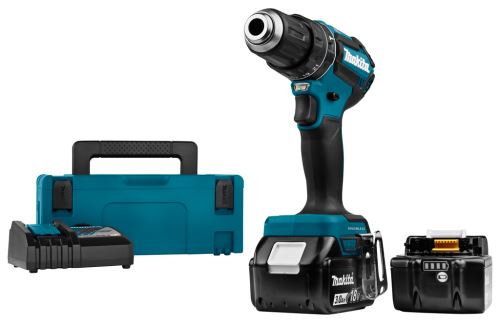 Makita Aku akumulatorski udarni vijačnik Li-ion LXT 18V/3,0 Ah, Makpac DHP485RFJ