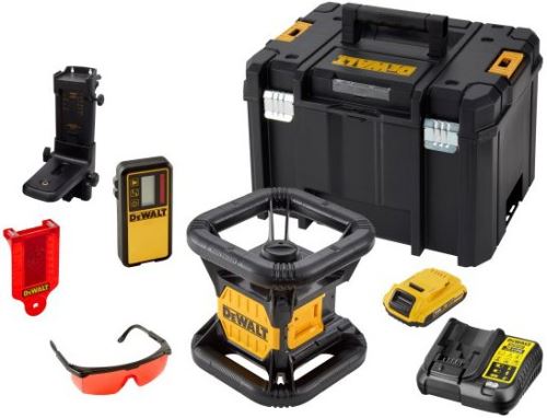 DeWALT rotacijski laser, komplet DCE074D1R