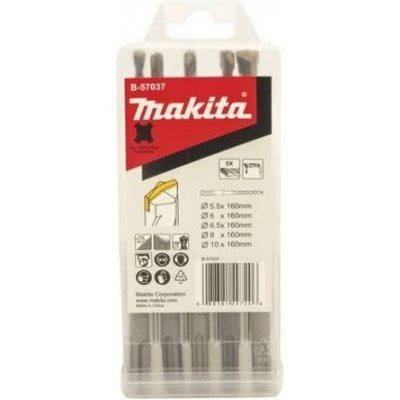 MAKITA Garnitura svedrov SDS-Plus D 5,5;6;6,5;8;10 mm, 5 kos B-57037